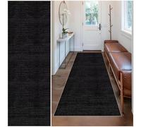 Wuzqju Long Carpet Runner Non Slip Hallway Runner Door Mat Washable Laundry Area Runner Rugs Kitchen Floor Mat Carpet Floor Carpet for Entrance for Bathroom Stair Bedroom 50 x 180 cm