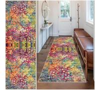 Wuzqju Runner Rug for Entryway Non Slip Doormat Runner Non Shedding Kitchen Rug Machine Washable Floor Extra Long Carpet Mat Hall Runners for Hallway Entryway Bedroom Laundry Room 60 x 350 cm