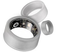 WuzuTech Herz P1 Ring Protector Frosted - Small Silicone Cover for Smart Rings (Set of 3) | Sweat & Scratch Resistant | Flexible Skin-Safe Shield for Fitness, Workouts & Daily Use