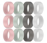 WuzuTech Herz P1 Ring Protector Multi-Bundle - M/L Silicone Cover for Smart Rings (Set of 12) | Sweat & Scratch Resistant | Flexible Skin-Safe Shield for Fitness, Workouts & Daily Use