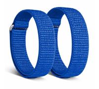 WuzuTech Herz P1 Smart Band FlexPro Wristband - (Royal Navy Blue) Replacement 2x Band Set with Short and Long Nylon Stretch Bands with Adjustable Velcro Latch