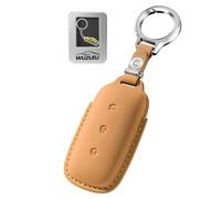 WUZUTU Car Key fob Cover fit for Geely Galaxy EX5 E5 Cityray L6 L7 EMI NO.1 Proton e.MAS 7 5 E8 Starry 8 Leather Key Case Holder Shell Key Chain Keyring Akiyama Chestnut
