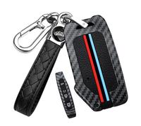 WUZUTU Car Key Remote Cover Case Compatible with KIA Rio Ceed Cerato Forte NIRO Seltos Sorento KX-Cross SX X-Line K3 K4 K5 K8 KX5 Metal Frame Illuminated Silicone Car Key Holder Keychain-C5 4 Buttons