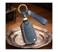WUZUTU Key Case Protective Key Cover Compatible with Chevy Cruze Equinox for Buick Excelle Lacrosse GL8 for Opel Vauxhall Insignia Key Cover with Key Fob 5 Buttons Blue