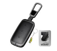 WUZUTU Metal Frame Key Case Car Key Case Keyring Compatible with Geely EX5 Galaxy E5 Galaxy Starship 7 E8 Starry 8 2024 2025 2026 Key Case Key Case Black 2