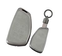 WUZUTU Smart Remote Control Key Fob Case Compatible with Chevy Silverado Suburban Tahoe for GMC Sierra Terrain for Buick Envision for Honda Prologue Anti-Scratch Shell Car Keyring 6 Buttons-A3 Gray
