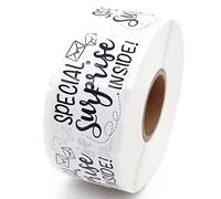 WUZYOU Special Surprise Inside Stickers, Funny Online Retailers Order Gifts Mailbox Paster, Coke Bag Packaging and Thank You Small Business and Other Purpose 1.7" L x 1.2" H 500 PCS