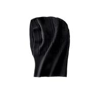 Wvapzxx 100% Cashmere Knitted Hooded Hat Winter Warm Soft Balaclava Skullies Outdoor Ear Neck Protect Twisted Flower Beanies Fake Collar