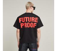 WVB Unisex Boxy Tee - Black - Men XS