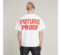 WVB Unisex Boxy Tee - White - Men XL