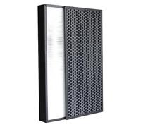 FZ-40SEF FZ-60SEF Hepa Carbon Filter Replace ，Compatible for Sharp FU-888SV FU-P60S FU-P40S FU-40SE FU-4031NAS ，Air Purifier Parts HEPA Activated Carbon Filters(2 Filters)