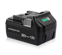 WVGFAUXA Power Tool Batteries，BSL36A18 6.0Ah/36V 3.0Ah Li-ion Rechargeable Battery，Compatible For Hikoki Hitachi Metabo HPT 18V 36V Slide-type Power Tools(6000mah 1pcs)
