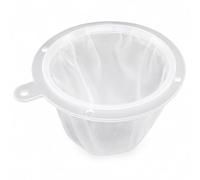 WVGSXBO 300 Small Mesh Fine Food Filter Strainer, 13cm Food-Grade Nylon Kitchen Sieve Fine, Reusable Oil Filter Funnel Sieve for Frying Oil, Juice, Jam, Wine & Home Brewing