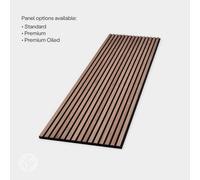 Wvh Acupanel Contemporary Oak Acoustic Wood Slat Wall Panel, Premium Oiled, 300Cm X 60Cm