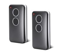 Wvoillty 433.92 MHz Garage Door Remote Control, Garage Door Opener, Handheld Transmitter, 2 Channels, Compatible with PHOX 2, PHOX4, TRC4, TSC4, Phoenix 2, Phoenix 4, Rolling Code, Pack of 2