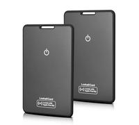 Wvoillty Wallet Tracker Card, Smart Air Tag Card Compatible with Find My App (iOS Only, Android Not Supported), Thin Smart Card IP67 (Not Rechargeable) for Wallet, Suitcase, Mobile Phone, Pack of 2