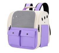 WVOTUA Travel Cat Bag Fashionable Pet Outing Bag Portable Solid Color Ins Style Backpack Pet Backpack Multifunctional Cat Bag Cat Bag