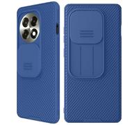 WVOZWWO for OnePlus 13 Case, One Plus 13 Case with Slide Camera Protector Cover Hard PC and TPU Slim Rugged Protective Phone Case for OnePlus 13 5G (OP 13 Blue)