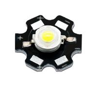 WVPJJNXAFN 10pcs 1W 3W White/Warm White High Power LED Lamp Bead for Flashlight Lights Bulb Chip+20MM Radiator Aluminum Base for DIY(White 6000K,1W)