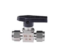 WVRWFDLW 1/8" 1/4" 3/8" 1/2" 3/4" 3 4 6 8 10 12-25mm OD Tube Compression Union Ball Valve 316 304 Stainless Stel Water Gas Fuel