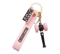 Wvu & Wvo Blackpink Key Chain Pink Key Ring with Blackpink Support Sign Characters for Concert and Support Clubs Accessories