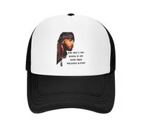 WVVCXCC Baseball Cap Hip Hop Mesh Hats The Mischievous Oddball Movie Dog Naughty SergeantBerlin Cosplay Golf Wear Big Size Hat for Girls Men's Outdoor Gift Sun Hat