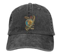WVVCXCC Baseball Cap Unisex and Fashionable Soviet Space Program Yuri Gagarin 1961 Baseball Cap Men Cowboy Hats Women Visor Protection Snapback Russian USSR CCCP Caps Sports Outdoor Gifts