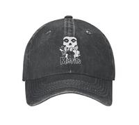 WVVCXCC Baseball Cap Unisex and fashionableVintage The Misfits Baseball Cap Fashion Distressed Cotton Skull Sun Cap Unisex Outdoor All Seasons Travel Gift Caps Hatoutdoor Gifts