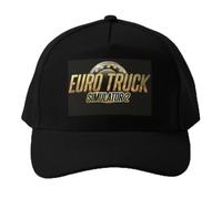 WVVCXCC Baseball Cap Unisex Hip Hop Lovers of Euro Truck Simulator 2 Hat Bonnet Sport Casual Mens Black Women Snapback Casquette Solid Color Outdoor Gift