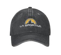 WVVCXCC Unisex and Fashionable La Sportiva Climbing Logo Men Women Baseball Cap Hiking Distressed Denim Hats Cap Vintage Outdoor Running Golf Gift Snapback Cap Sports Outdoor Gifts