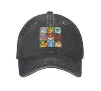 WVVCXCC Unisex and Fashionable Pop Eeveelutions Eevee Poke-mons Japan Anime Baseball Cap Casual Distressed Cotton Sun Cap Unisex Outdoor Activities Caps Hat Sports Outdoor Gifts