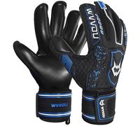 WVVOU Soccer Goalie Gloves Youth Adult, Pro-Level Goalkeeper Gloves, High Performance Soccer Gloves with Pro-Tek Finger Spine Protection, 4+3mm Super Grip for The Toughest Saves