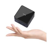 WVX Mini PC 12GB RAM 512GB SSD 12th Alder Lake N100 (Up to 3.4 Ghz Beat N95 N97),Mini Computers Support 4K Dual Display,Micro PC LPDDR5 3X USB 3.2 WiFi Bluetooth Home Business Small pc