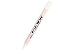 Wvxilyr 8 Pieces White Fine Tip Permanent Marker Pens Acrylic Pens for Drawing on Black Paper, Wood, Rock, Tires, Plastic, Leather, Glass - for Sketching, DIY and Decoration