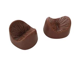 WW Global Online Latest gift present. Naughty chocolates for a sweet tooth. Edible Anus Shaped Chocolates