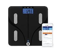 WW Scales by Conair Bluetooth Body Analysis Bathroom Scale, Measures Body Fat, Body Water, Bone Mass, Muscle Mass & BMI, 9 User Memory, 400 Lbs. Capacity
