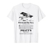 WW1 Naval Seaplane Battleship Scene - Pratt’s Petrol T-Shirt