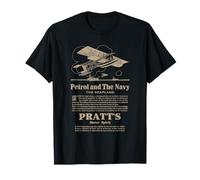 WW1 Naval Seaplane Battleship Scene - Pratt’s Petrol T-Shirt