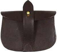 WW1 Reproduction Brown Leather Officers Sam Browne Ammo Belt Pouch