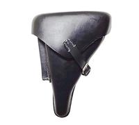 WW2 9mm German P.08 P08 Hardshell Luger Pistol Holster Reproduction (lack Color LEFT Handed)