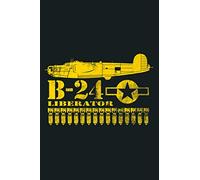 WW2 B 24 Liberator Distressed: notebook, notebook journal beautiful , simple, impressive,size 6x9 inches, 114 paperback pages