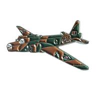 WW2 Barnes Wallis Vickers Wellington Bomber Aeroplane Metal Enamel Pin Badge Lapel Brooch RAF