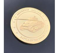 WW2 Battle of The Bulge Commemorative Token - Ardennes Offensive Military Collectible | Air Force, Army & Tank Tribute Coin | WWII Memorial Souvenir