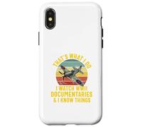 WW2 Enthusiast world War 2 History WWI Documentary Historian Case for iPhone X/XS