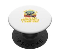 WW2 Enthusiast world War 2 History WWI Documentary Historian PopSockets Adhesive PopGrip