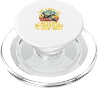 WW2 Enthusiast world War 2 History WWI Documentary Historian PopSockets PopGrip for MagSafe