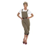 WW2 Land Girl Costume, Khaki