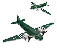 WW2 Military Transport Aircraft Building Set,Plane Model Kit for Collectors | Twin-Engine Amphibious Aircraft Plane Bricks Kit,Spitfire Military Model Toy Collectible Aircraft Gift for Aviation Hobbyists