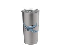WW2 Plane Pilot History Fighter Plane Lover Airplane Stainless Steel Insulated Tumbler