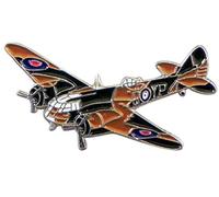 WW2 RAF Bristol Blenheim Bomber Fighter Aeroplane Metal Enamel Pin Badge Lapel Brooch Military Pin